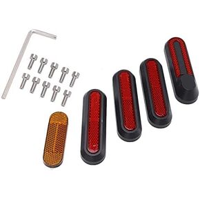 VGEBY Electric Scooter Wheel Hubs Cover, 5Pcs Electric Scooter Wheel Hubs Cover Safe Drive Install Easily Electric Scooter Accessories Compatible with M365(red)