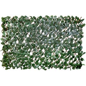Artificial Leaf Faux Ivy Expandable/Stretchable Outdoor Privacy Fence Screen for Balcony Patio Decoration Fencing Panel 5 Pieces