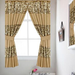 Popular Bath Champagne Sinatra, Window Curtain