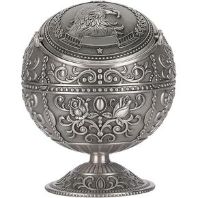 Retro Ashtray Stand, With Lid Outdoor Ashtrays Decorative Ashtray Ashtrays, Ashtray, for Hotel Home