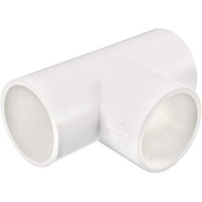 uxcell 40mm Slip Tee PVC Pipe Fitting T Shaped Coupling Connector