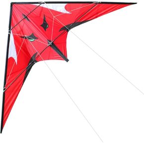 HENGDA KITE-Upgrade Star Rhyme 48 Inch Dual Line Stunt Kite for Kids and Adults,Outdoor Sports,Beach and Fun Sport Kite,Handle,Line,and Bag Included
