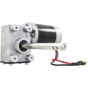 RAREELECTRICAL New Salt Spreader Motor And Gear Box Combo Compatible With Curtis Meyer Lesco Trynex D6106 D6107