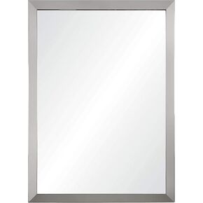Ren-Wil Bryse Wall Mirror, Large, Silver