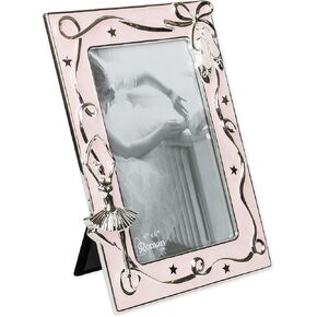 Roman Giftware Inc., Caroline Collection, Ballet, 7.75" H Pink Ballet Frame 4X6,Religious, Inspirational, Durable (6x1x7)