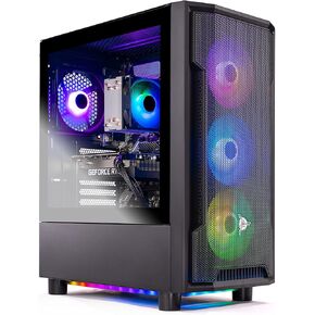 Skytech Gaming Shiva Gaming PC Desktop – Intel Core i7 12700F 2.1 GHz, NVIDIA RTX 3060, 1TB NVME SSD, 16GB DDR4 RAM 3200, 650W Gold PSU, 240mm AIO, 11AC Wi-Fi, Windows 11 Home 64-bit,White