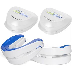 VitalSleep Anti-Snoring Mouth Guards, Men's Sizes, 2 Pieces, Adjustable Snoring Device, USA Made Snoring Solution, Snoring Mouthguard for Better Sleep