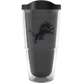 Tervis NFL Detroit Lions - Monochrome Made in USA Double Walled Insulated Tumbler Travel Cup Keeps Drinks Cold & Hot, 24oz, Classic
