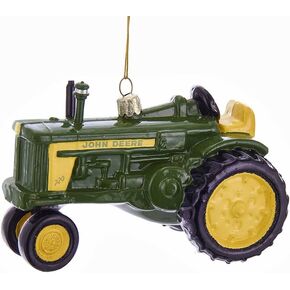 Kurt S. Adler Kurt Adler 5" John Deere Glass Tractor Ornament