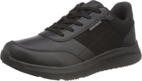 حذاء D'lux Walker للسيدات من Skechers - حذاء Infinite Motion، أسود/وردي فاقع، 8.5 M in Saudi Arabia