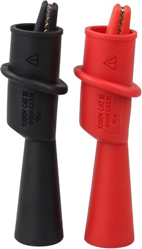 مجموعة مشابك التمساح المنزلقة من Earthtec AC175 مع استبدال الأحذية المرنة لسلاسل اختبار Fluke TL71 وTL75 وTL175 وTP175 in Kuwait