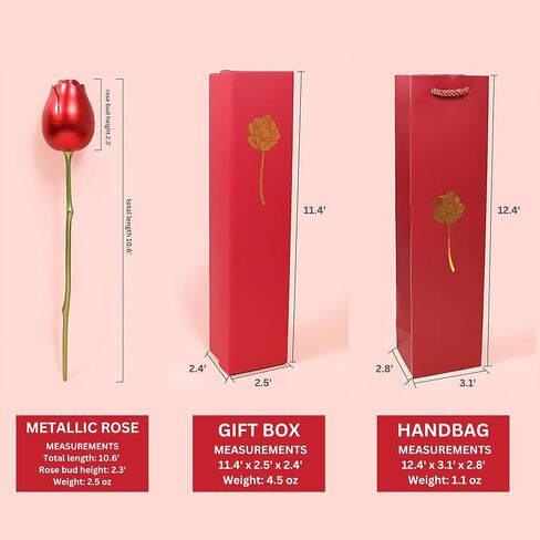 Gift for Women, Rose Box with Sterling Silver Bracelet S295, Birthday Present for Girlfriend, Valentine's Day Mother's Day or Graduation, Special Surprise in Saudi Arabia