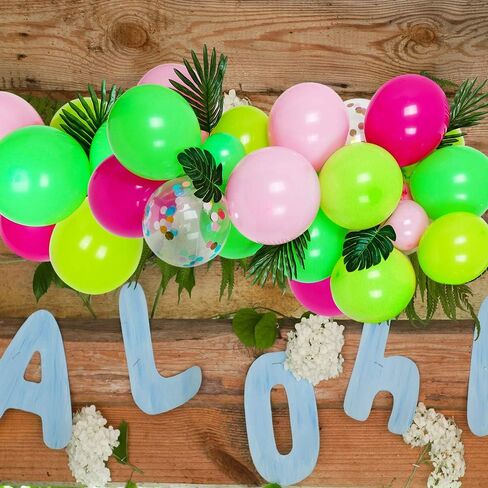 auihiay 93 قدم 12 فروع نبات اللبلاب الاصطناعي نبات إكليل الكرمة و 24 قطعة أوراق النخيل الاصطناعية للمنزل جدار حديقة استحمام الطفل حفل زفاف ديكور المنزل in Kuwait