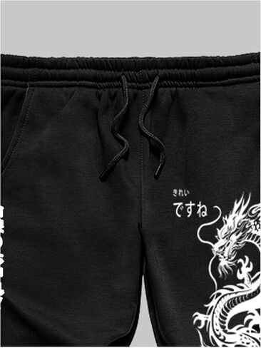 Men's Jogger Sweatpants Letter Graphic Drawstring Waist Casual Gym Workout Athletic Jogger Pants in Kuwait