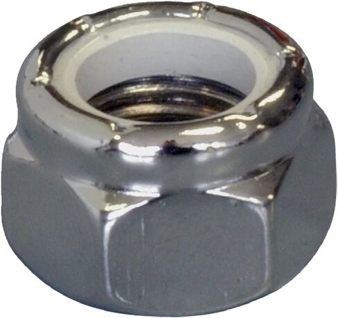 943077 Chrome Nylon Insert Lock Nut, 10-24-Inch , 4-Pack in Saudi Arabia