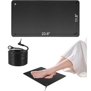 Grounding Mat for Bed, 33.5x23.5Floral Printed Grounding Pad for Health Therapy, Efficient Sleep, Reduce Stress, Pain Relief for Outside Indoor