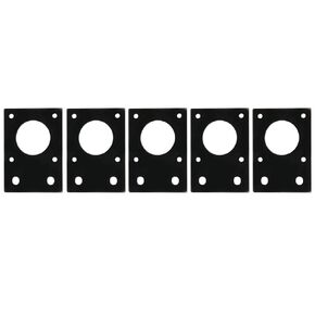 5PCS High Reliability Motor Mount Plate Motor Mounting Plate Aluminum 3D Printer Fixed Bracket 5pcs Stepper Motor Mounting Plate for NEMA 17 42 Series Stepper Motor