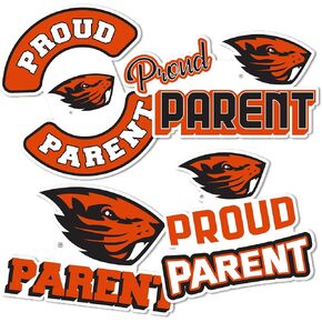 Desert Cactus Oregon State University OSU Beavers Sticker Vinyl Decal Laptop Water Bottle Car Scrapbook (Proud Parent Sheet)