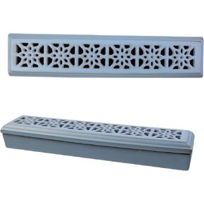 Incense Holder for Sticks,1PCS Ceramic Insence-Stick Holder，Incense Holder Timkburner for Meditation Yoga Spa Room Decor-Black(9.45"×1.97")