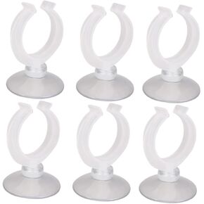 minkissy 6pcs Christmas Candles Holders - Candles Holders with Suction Cups Home Decoration Window Candle Holder for Christmas Celebration Candles (20mm)