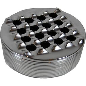 Aluminum Metal Cigar Ashtray with Lid For Men-Durable handcrafted 16 Holes Grid Design Ash Tray indoor and outdoor - Wind Resistant Round Cigars to Cigarillos, black (53) in Kuwait