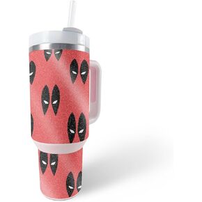 MightySkins Glossy Glitter Skin Compatible with Stanley The Quencher H2.0 FlowState 40 Oz Tumbler - Digital Camo | Protective, Durable High-Gloss Glitter Finish | Easy to Apply