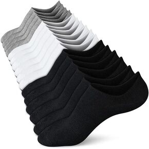 Womens & Men Slimmer No Show Socks 6 Pairs Thinness Low Top Sports Leisure Business Socks