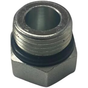 1" ORB Plug for Hydraulic Hose Tube and Pipe, Galvanized Carbon Steel- Dash #16 in Saudi Arabia