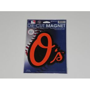 Wincraft MLB Baltimore Orioles 95080014 Die Cut Logo Magnet, Small, Black