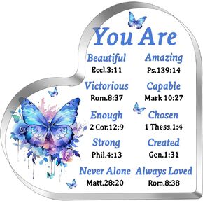 Christian Gifts for Women Birthday Encouragement Religiou Gifts for Sister Friends Her Mom Acrylic Decor Inspirational Spiritual Gifts for Girl Female Christmas Gifts