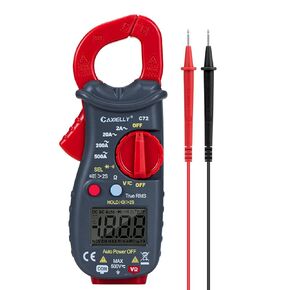 Digital Clamp Meter Multimeter Amp Voltage Tester Auto-ranging with AC/DC Voltage, AC Current, Resistance, Capacitance, Continuity, Temperature, True RMS Backlight Electrican Tools