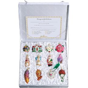 Old World Christmas Bride's Collection Ornament Box Set