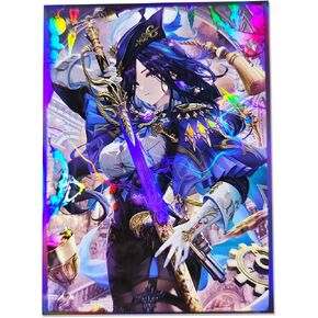 60ct (Miku) Holographic Standard Size Cards for MTG/TCG/PTCG Art Anime Printing Card Sleeves Protectors 67x 92 mm (Holo_67x92_A24)