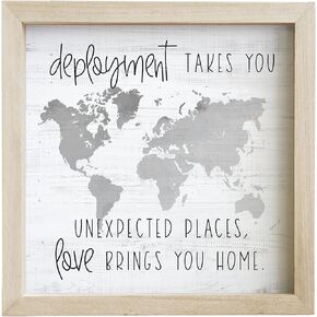 Simply Said, INC Rustic Frames 10" Wood Sign RF1173 - Deployment Takes You