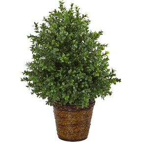 Nearly Natural 23in. Sweet Grass Artificial Plant in Basket (Indoor/Outdoor)