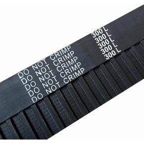 300L050 Timing Belt, 1/2"" Width, 3/8"" Pitch, 30"" Length, 300L Close Loop Rubber Industrial Drive Belts, Mechanical Accessory Replacement Belt, Lathe Belt, 1pcs