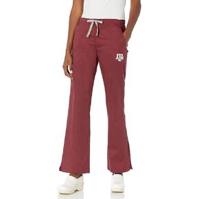 WonderWink Women's Texas A&m University Flare Leg Pant