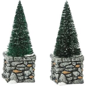 Department 56 Accessories for Villages Limestone Topiaries Accessory Figurine (Set of 2) (809358)