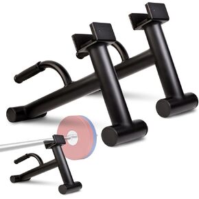 Deadlift Jack Barbell Stand,Barbell Stand for Weight Training Home Gym Easily Unload and Load 600lbs Barbell Plates for Deadlift Exercise