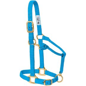 Weaver Leather Original Adjustable Nylon Horse Halter, Small Horse, Blue