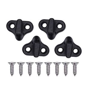 VGEBY Kayak Double Hole Lashing Hooks J Shape Bungee Kit with Flat-Head Screws for Boat Canoe Paddle Board Kayak Lashing Hooks Kayak Bungee Hooks Kayak Bungee Hooks Lashing Hooks