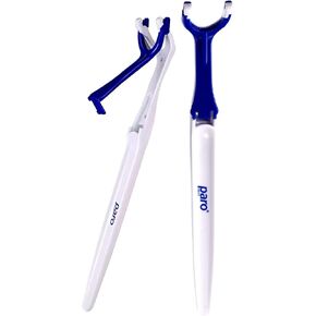Paro Floss Holder Perfect Grip Reusable Floss Handle Easy Cleaning for Proper Oral Care, Made in Switzerland