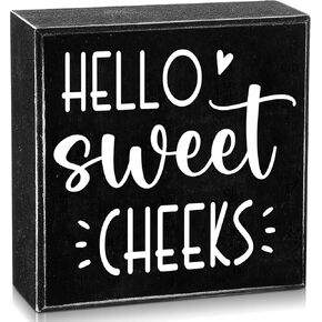 I Hate My Job Oh Please,7*7*1.6 Inch White Wood Box Sign Decor Rustic Humor Toilet Paper Toothbrush Wooden Box Sign Block Plaque for Wall table Desk Home Bathroom Restroom Toilet Decoration