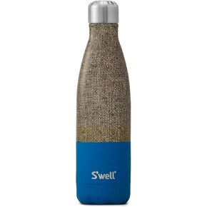 S'well Stainless Water Bottle, 17oz, Noir Jaguar