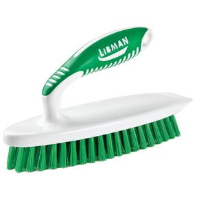 Libman 16 Easy Grip Scrub Brush with Built-In Scraper