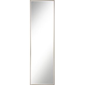 Wall Decorative Mirror with Frame18.46 X 61.77 Inch Color Light Wooden Cooper-Free