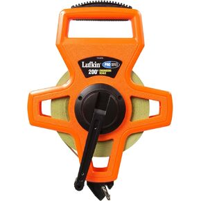 Crescent Lufkin 1/2" x 200' Pro Series Engineer's Ny-Clad® Steel Tape Measure - PS1808DN