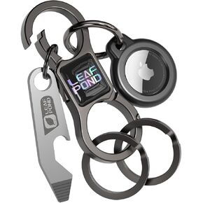 Key Chain & EDC Multitool & AirTag Holder, Quick Release Keychain with 2 Key Rings, Multiple Key Holder Keychain, Key Organizer Keychain, Key Chains Men