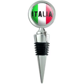 Italia Italy Italian Flag Wine Bottle Stopper