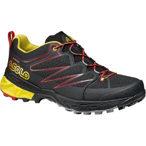 ASOLO Men's Softrock Shoes Black/Black/Yellow 13